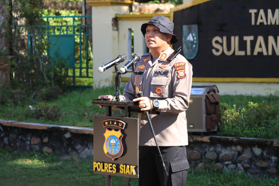 Kapolres Siak Tegaskan Kesiapsiagaan Personil di Hari Kedua Jambore Karhutla Riau 2025