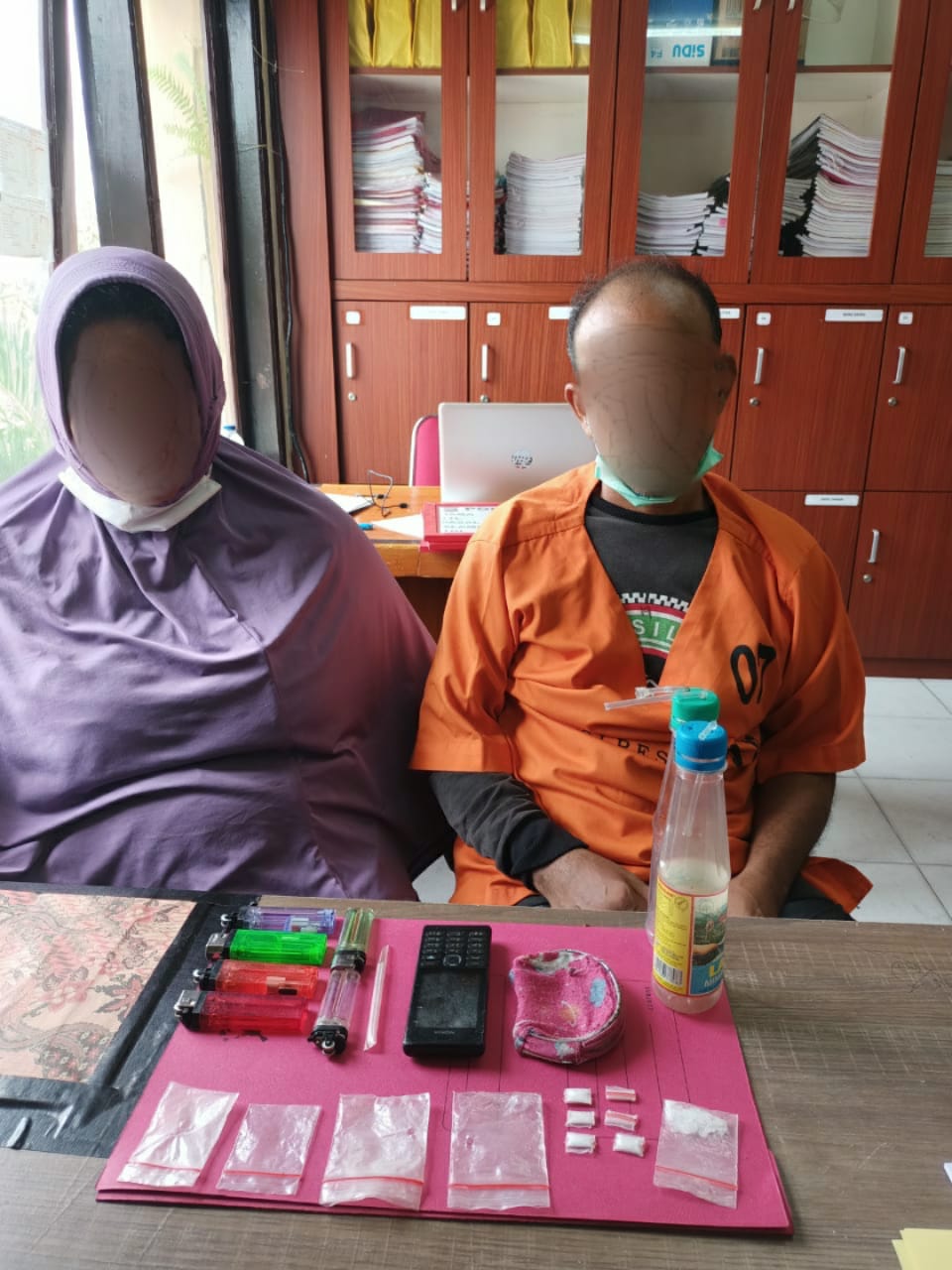 Dengan BB 7 Paket Shabu, Pasutri di Kandis Ini Diringkus Polisi Sebab Diduga Jualan Narkoba