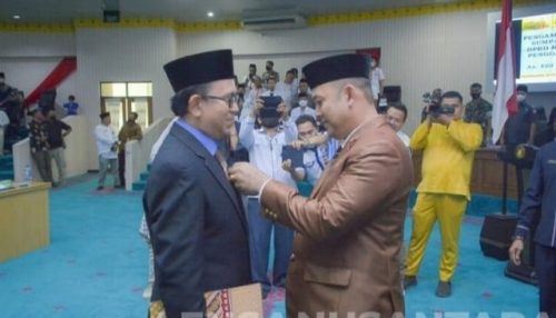 Ketua DPRD Kampar Ucapkan Atas Pelantikan Edi Efrison Sebagai PAW Anggota DPRD Kampar Dari PKS.