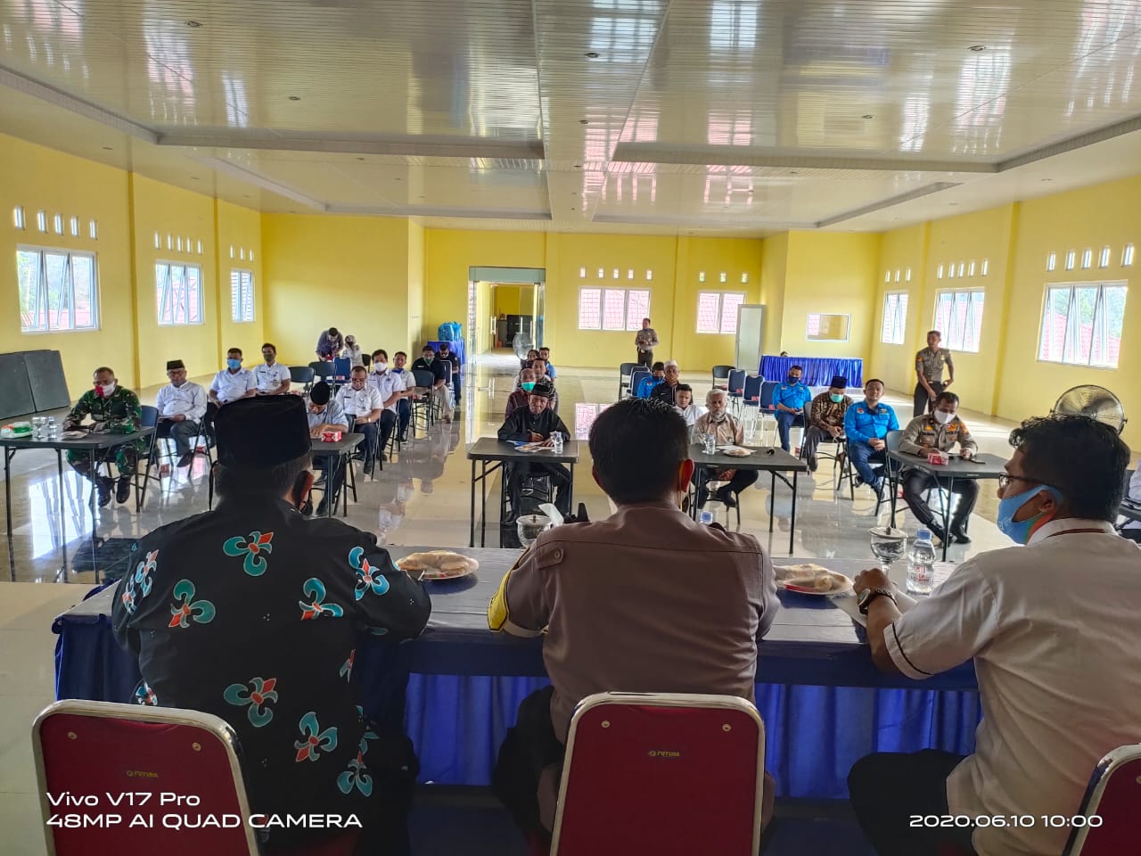 Sekitar 25 Responden Ikuti Pengisian Quistioner Eksternal ITK-Online di Polres Kampar