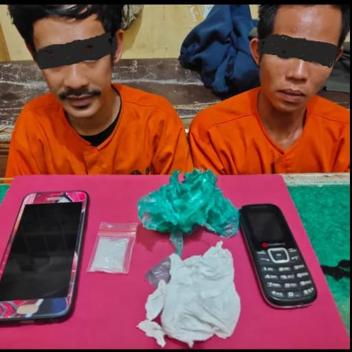 Dua Kurir Narkotika Ditangkap Disekitar Perumahan Kuala Semundam