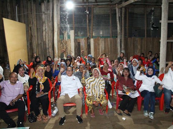 DPW Perindo Riau Kunjungi Masyarakat Pulau Halang Kabupaten Rokan Hilir Sayed Abubakar Asseggaf sosialisasikan Partai Perindo di Pulau Halang Kabupaten Rokan Hilir
