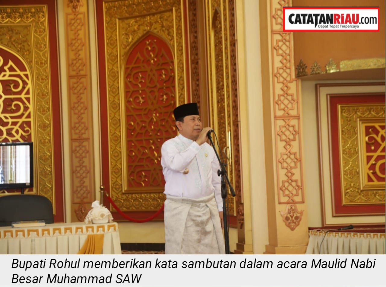 Sehari Jelang HUT Ke 23, Pemkab Rohul Peringati Maulid Nabi Sekaligus Tabligh Akbar