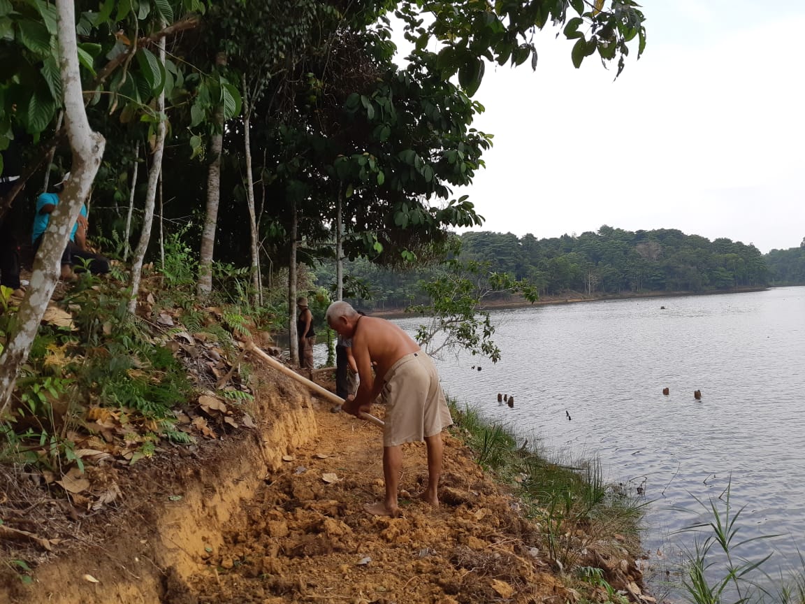 Masyarakat Minas Bergotong Royong Manfaatkan Hutan Lindung & Danau Telaga Bungsu Jadi Tempat Wisata