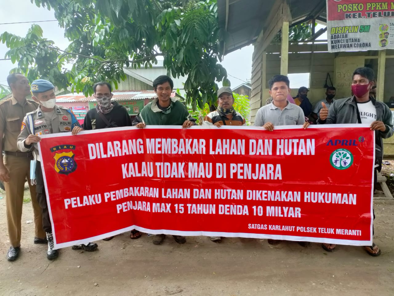 Gencar Sosialisasi Karhutla, Polsek Teluk Meranti Laksanakan di Jalinbon