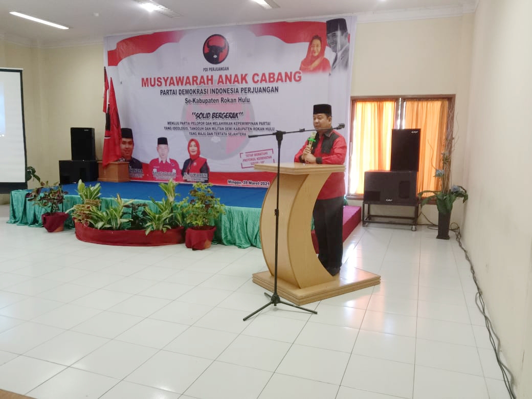 PDIP Kabupaten Rohul Gelar Musancab, Tetap Solid Dalam Berbuat