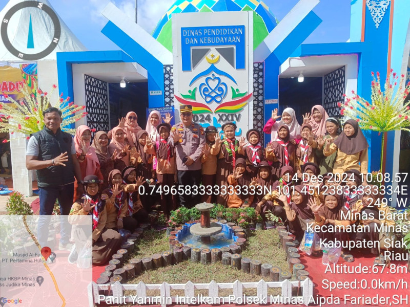 Pastikan MTQ Ke-XXIV Kabupaten Siak Berjalan Aman Dan Kondusif, Kapolsek Minas Pimpin KRYD Patroli Dialogis