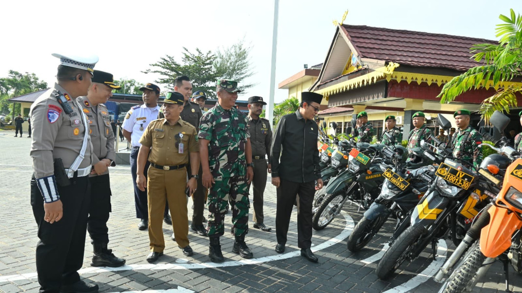 Operasi Keselamatan Dimulai, Polres Inhu Laksanakan Apel Gelar Pasukan