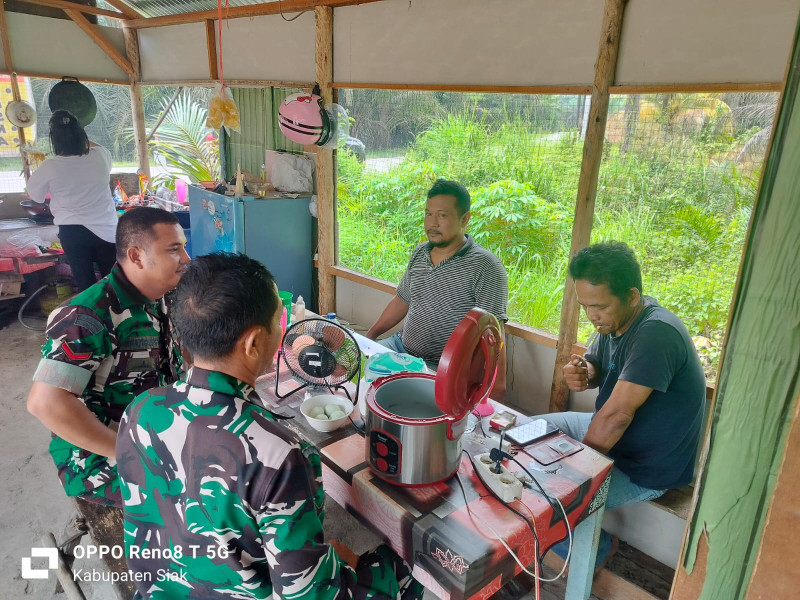 Babinsa Koramil 03/Minas Gencar Sosialisasi Bahaya Narkoba di Kp Minas Barat