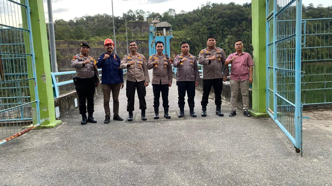 Kapolres Kampar Patroli dan Tinjau Objek Vital,  Sinergi Jaga Keamanan dan Ketersediaan Air untuk Cegah Karhutla