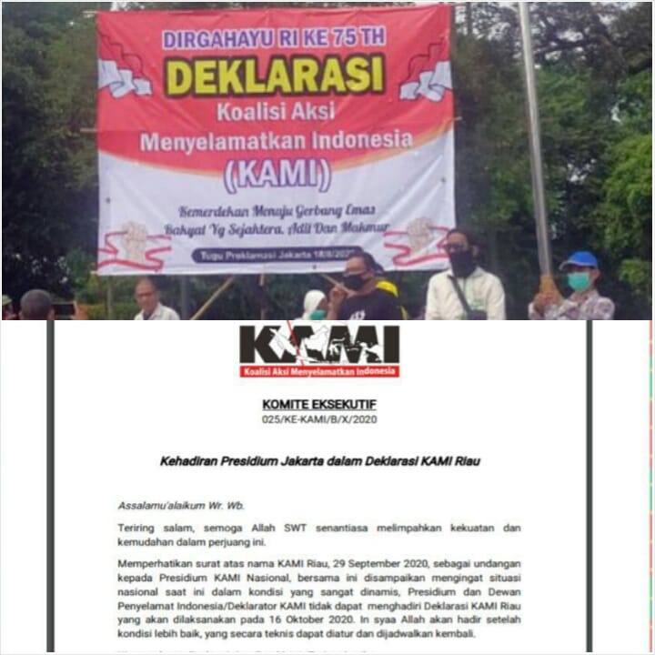 Deklarasi KAMI Riau Batal,  Ini Alasannya...