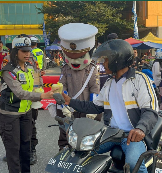 Kasat Lantas Polres Kampar Laksanakan Kegiatan BATARA Selama Bulan Suci Ramadhan 1445 H