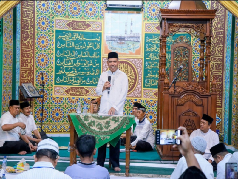 Safari Ramadhan di Desa Pandau Jaya Siak Hulu, Pj Bupati Kampar ; Hiasi Bulan Ramadhan ini Dengan Mendekatkan Diri Kepada Allah SWT