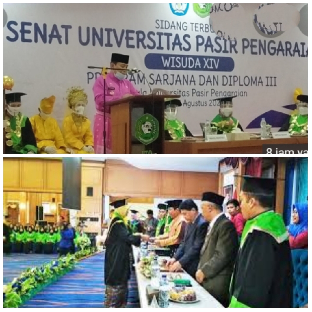 Bupati Rokan Hulu Hadiri Wisuda Mahasiswa/wi UPP Program Sarjana Dan Diploma III