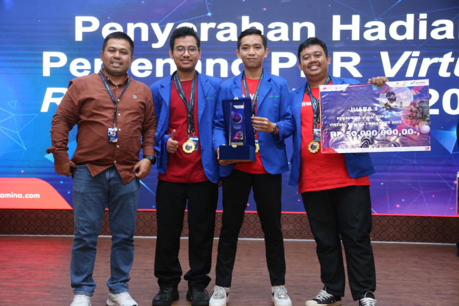 PHR Sukses Gelar Virtual Reality Challenge 2023, Tim Politeknik Caltex Riau Tampil Jadi Juara