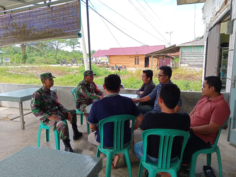 Babinsa Koramil 03/Minas Gencar Sosialisasi Kesehatan Kepada Warga Masyarakat Kampung Lubuk Jering