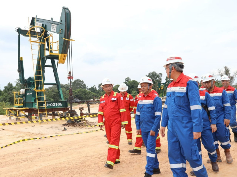 Kunjungi Blok Rokan, Menteri Bahlil: Naikkan Produksi, Jaga Marwah Negara