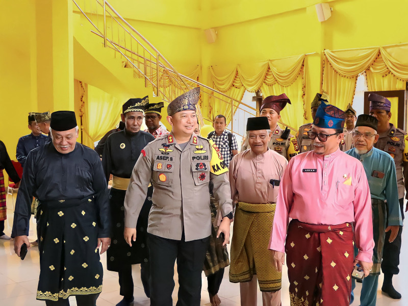 Dalam Rangka Cooling System, Kapolres Siak Silahturahmi ke LAMR Siak