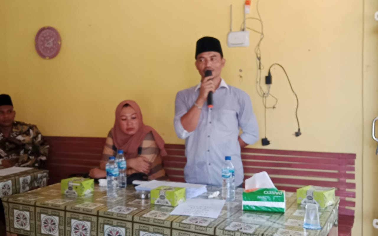 Gelar Konsolidasi, Cakades No Urut 02 Ingatkan Timnya Agar Selalu Menjaga Keamanan