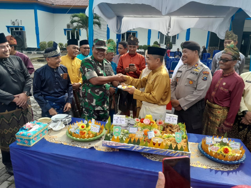 Danramil 04/Perawang Hadiri Upacara Hari Jadi ke-25 Kabupaten Siak