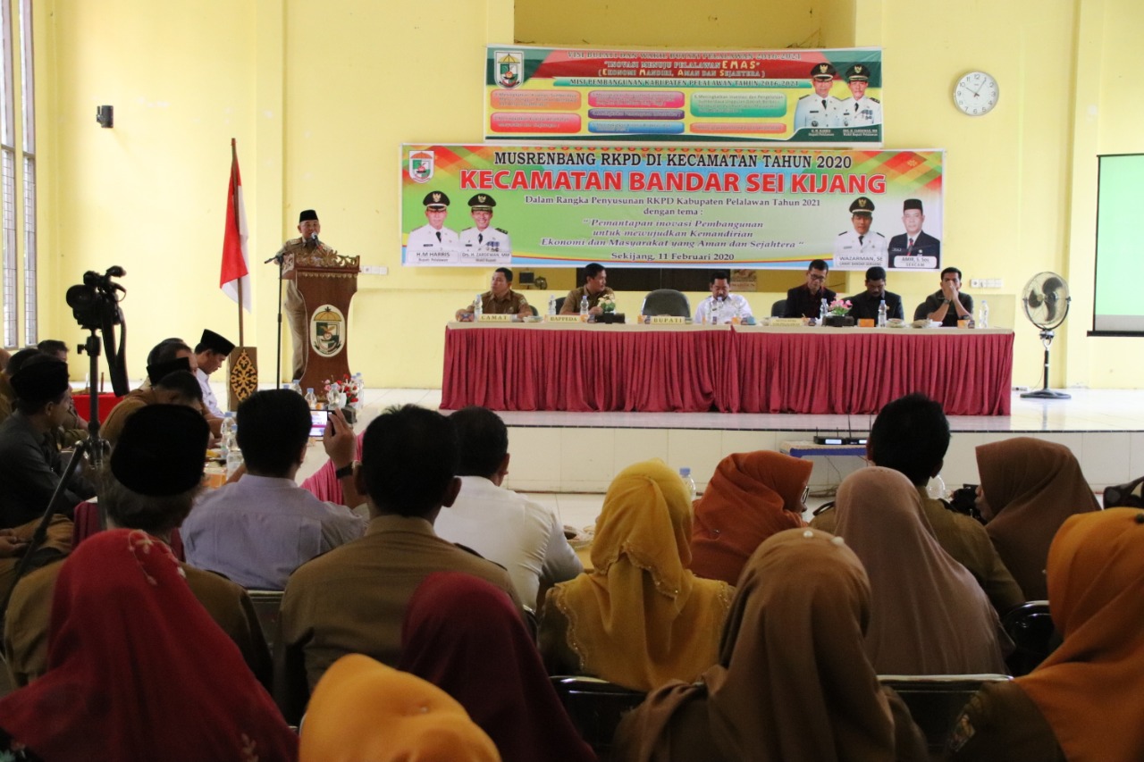 Ketua DPRD Pelalawan Harapkan Keseriusan Desa dan Kelurahan  Dalam Usulan Musrenbang RKPD 2021