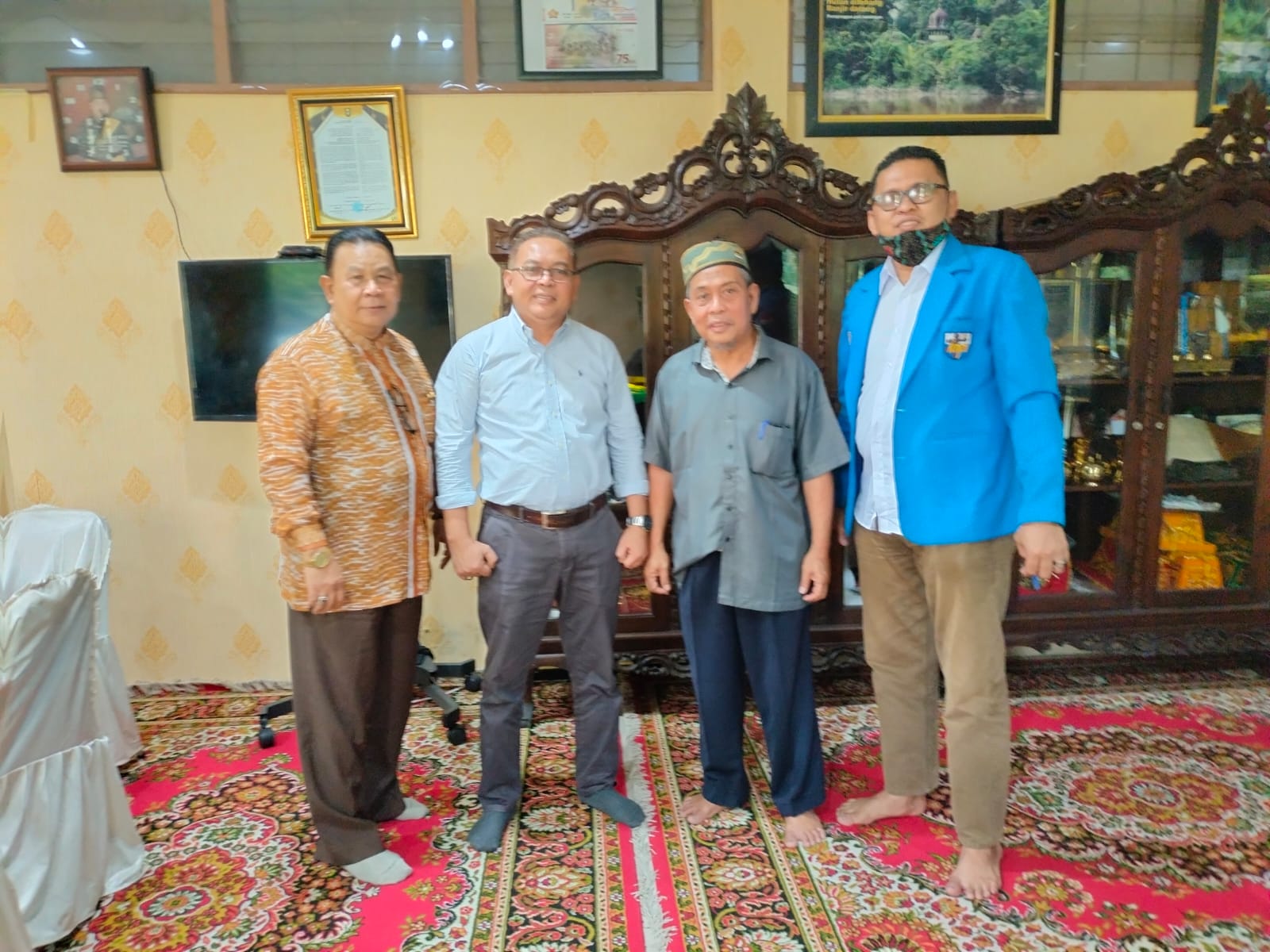 Larshen Yunus Berkunjung ke Gedung LAMR, Ada Hubungan dengan Musibah Sekretaris KNPI Riau?