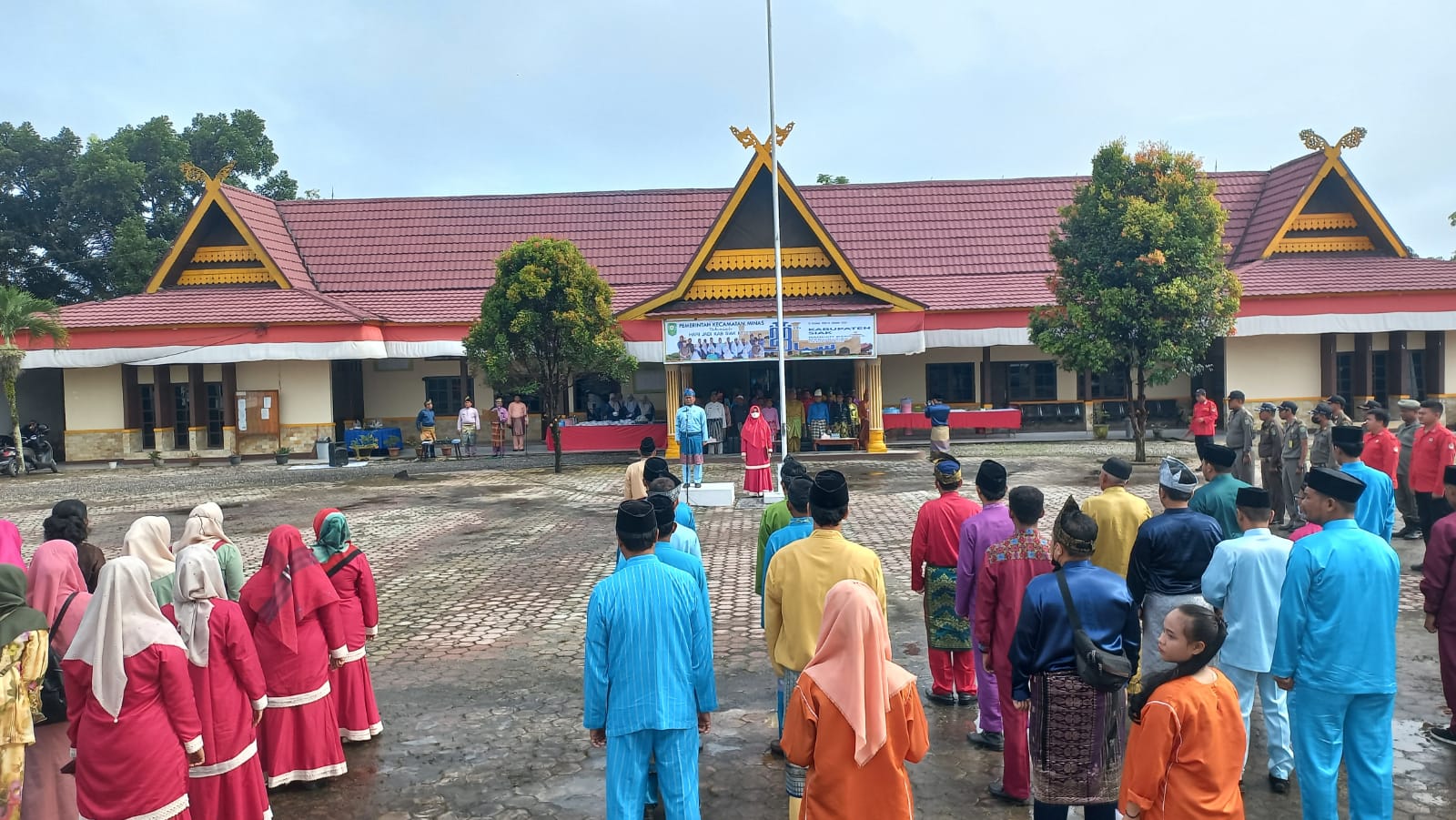 Upacara HUT Kabupaten Siak Ke-23 di Minas Berlangsung Khidmat, Begini Harapan Muhammad Darwis 