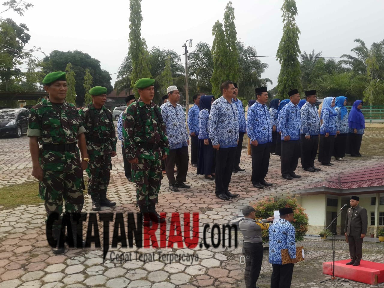 Forkopimcam Minas Galang Dana Utuk Korban Gempa Dan Tsunami Dalam Kegiatan H.Kesaktian Pancasila