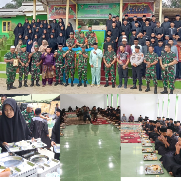 Jumat Berkah: Kasrem 031/WB Kunjungi Pondok Pesantren dan Makan Sehat Bersama Santri