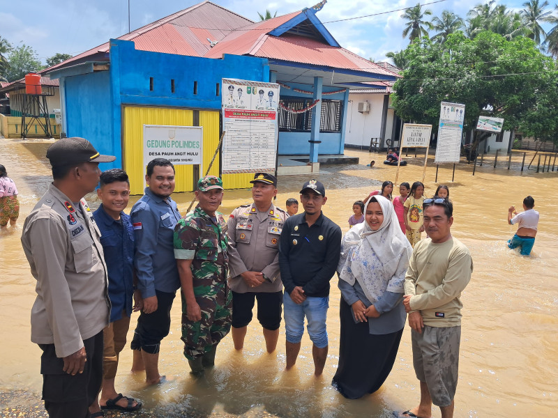 Polsek Pangean Gelar Cooling System Dalam Rangka Pemeliharaan Keamanan dan Kamtibmas Jelang Pemilu Damai 2024