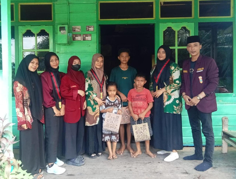 PIMPINAN CABANG IKATAN MAHASISWA MUHAMMADIYAH KABUPATEN ROKAN HILIR GELAR AGENDA RUTIN 10 MUHARRAM, SANTUNI ANAK YATIM