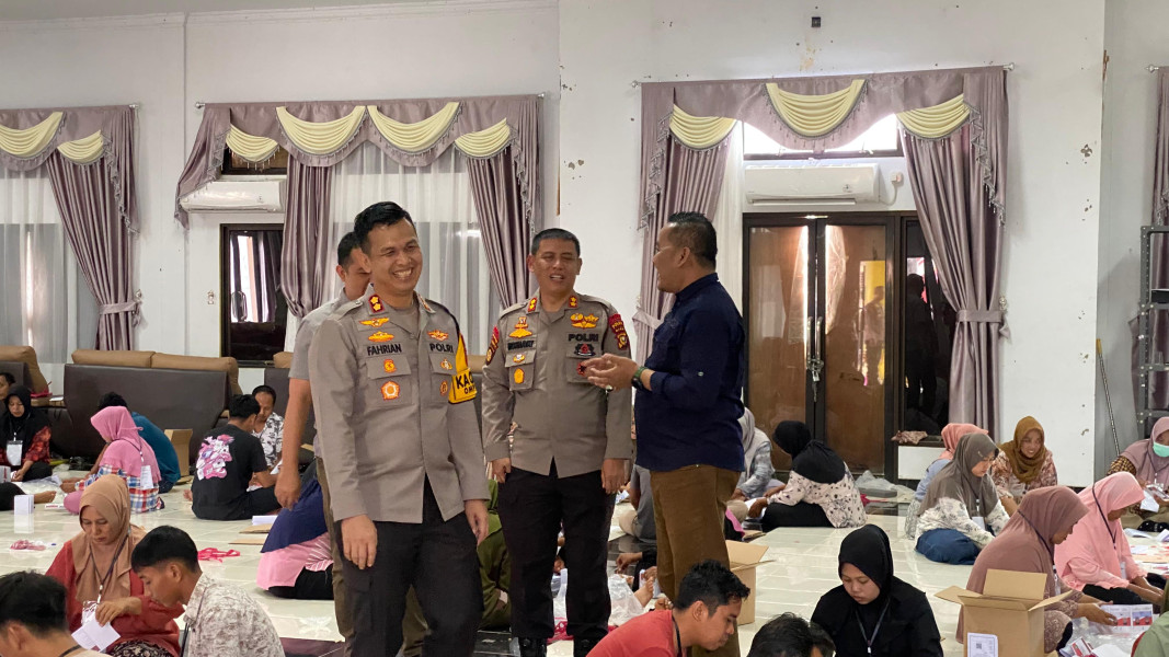 Supervisi Polda Riau,  Cek Logistik dan Kesiapan Polres Inhu Hadapi Pilkada