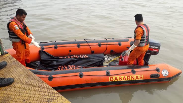 Korban Tenggelam Runtuhnya Pelabuhan T.Buton Siak  Pagi Tadi Ditemukan