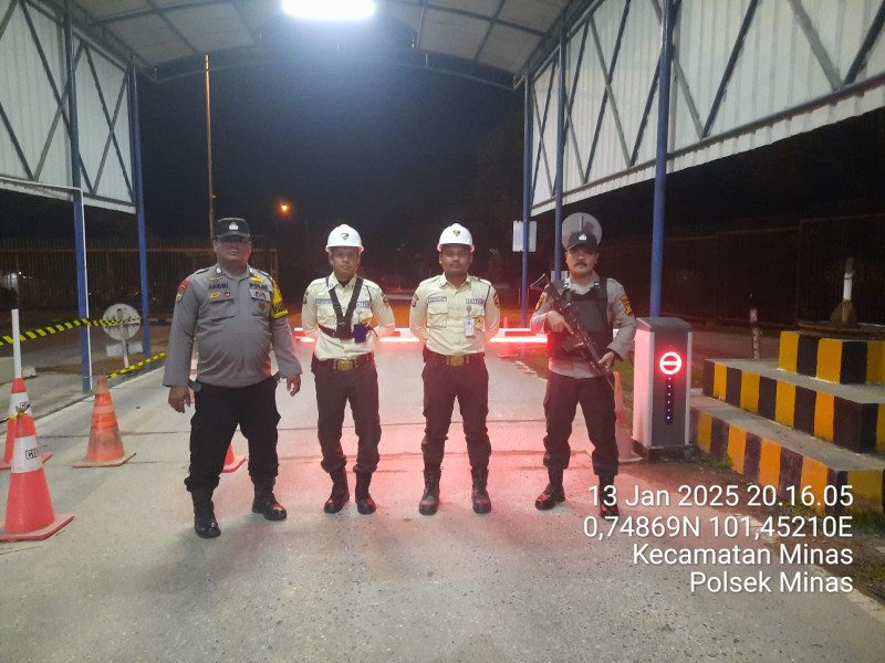 Jamin Keamanan Bagi Warga, Polsek Minas Gelar KRYD Disejumlah Titik Strategis