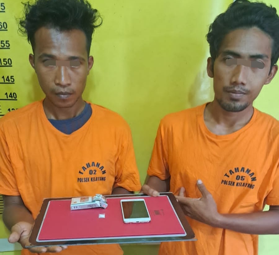 Dua Pengedar dan Seorang Penikmat Sabu Diamankan Polsek Kelayang