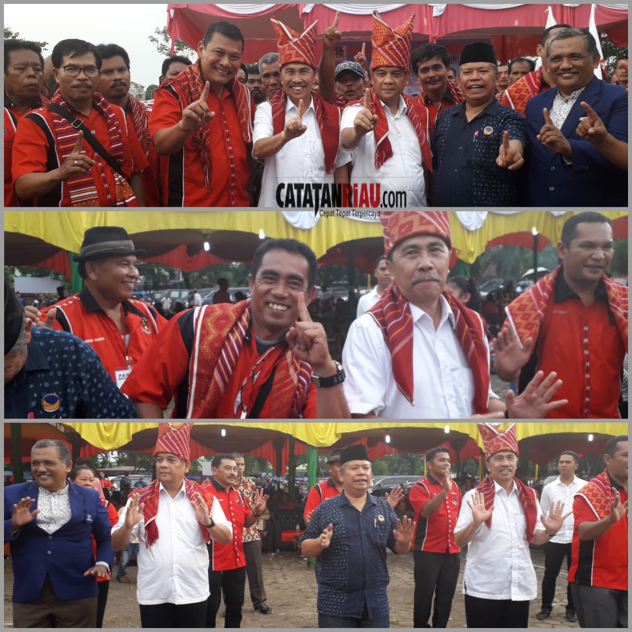 Syamsuar Tarigan-Edy Nasution Hadiri Pagelaran Seni Budaya karo DPS HMKI  Di Tualang.
