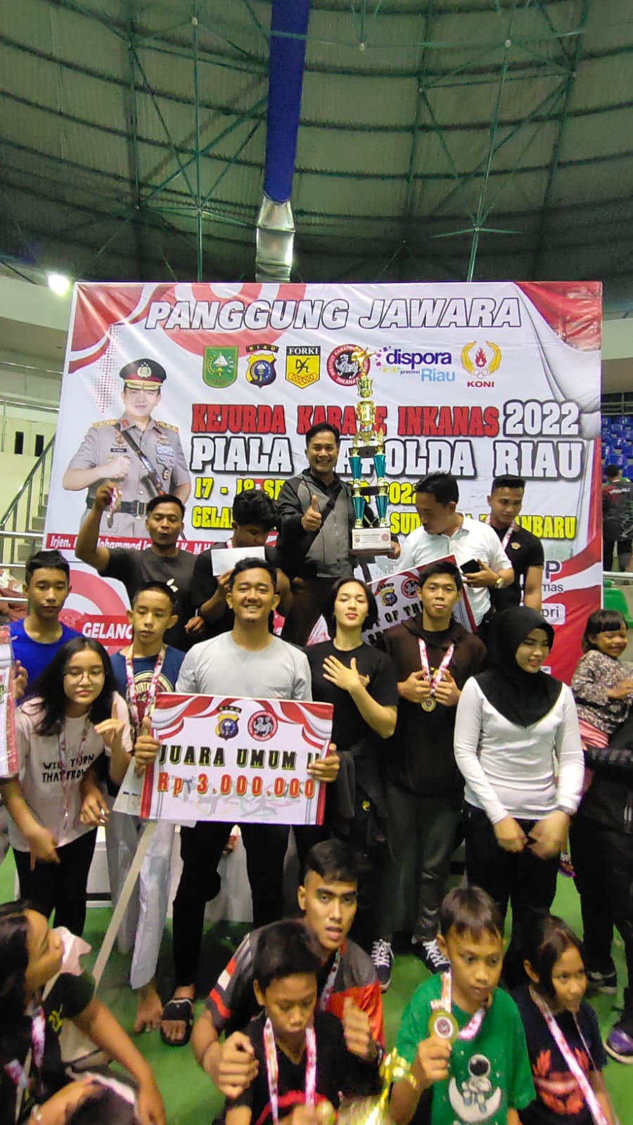 Inkanas Piala Kapolda Riau, Polres Pelalawan Raih Juara Umum 1 Antar Polres  Polda Riau