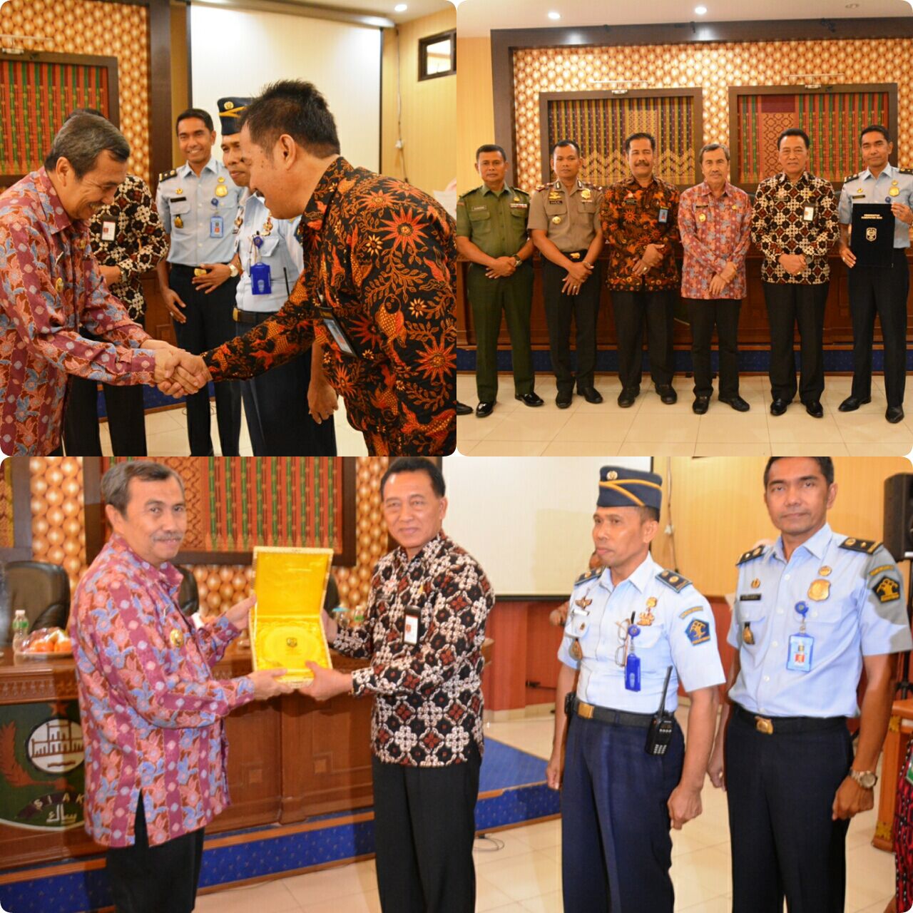 Serah Terima Aset Daerah Kab. Siak Kepada Kementrian Hukum dan HAM kakanwil Prov.Riau