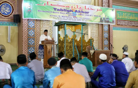 Memasuki Bulan Ramadhan, Bupati Siak Buka Tabligh Akbar 1440 H