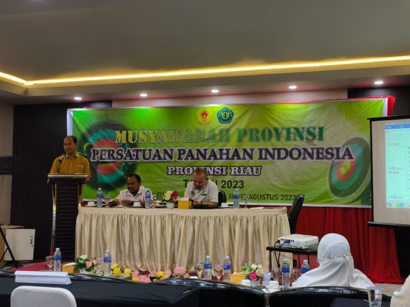 Musyawarah Provinsi Pengprov Perpani Riau Ricuh