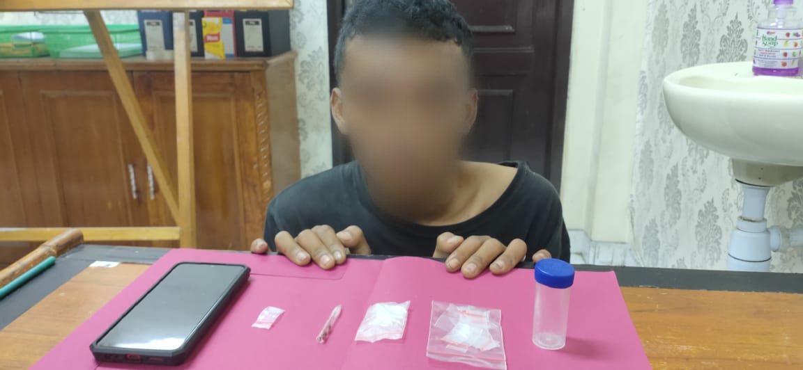 Pria Terduga Pengedar Shabu di Perawang Ini Tak Berkutik Saat Dibekuk Satres Narkoba Polres Siak