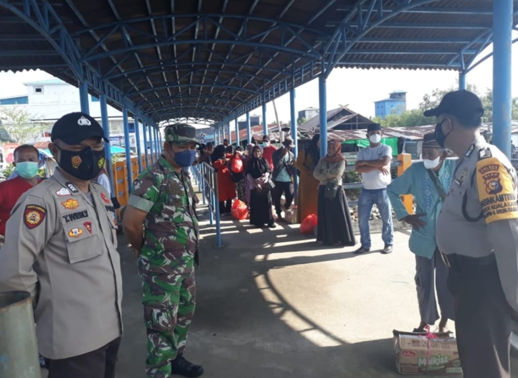 Lokasi di Kelurahan Teluk Dalam, Polsek Kuala Kampar Lakukan Patroli dan PAM Kegiatan Masyarakat