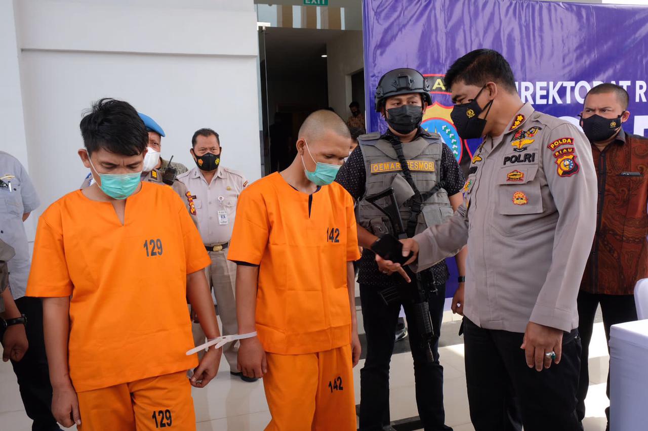Dua Pelaku Curat Berhasil Dibekuk Tim Gabungan Polda Riau