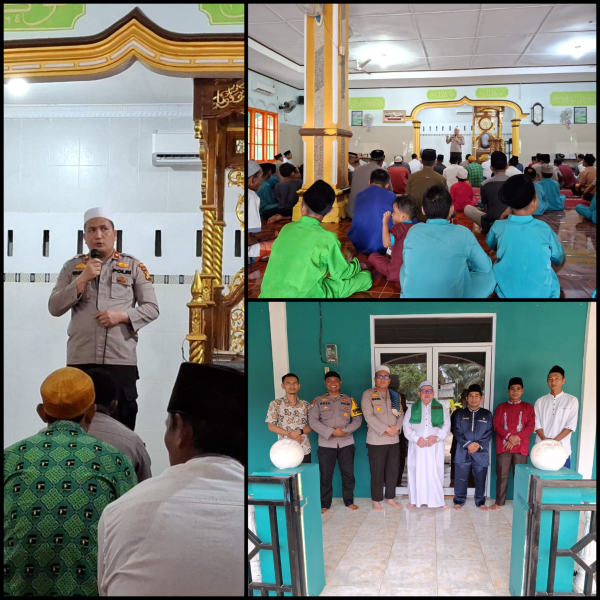 Sholat Jum'at Keliling, Cooling System, Kapolsek Minas Sambangi Jama'ah Masjid Al-Ikhlas Minas Timur