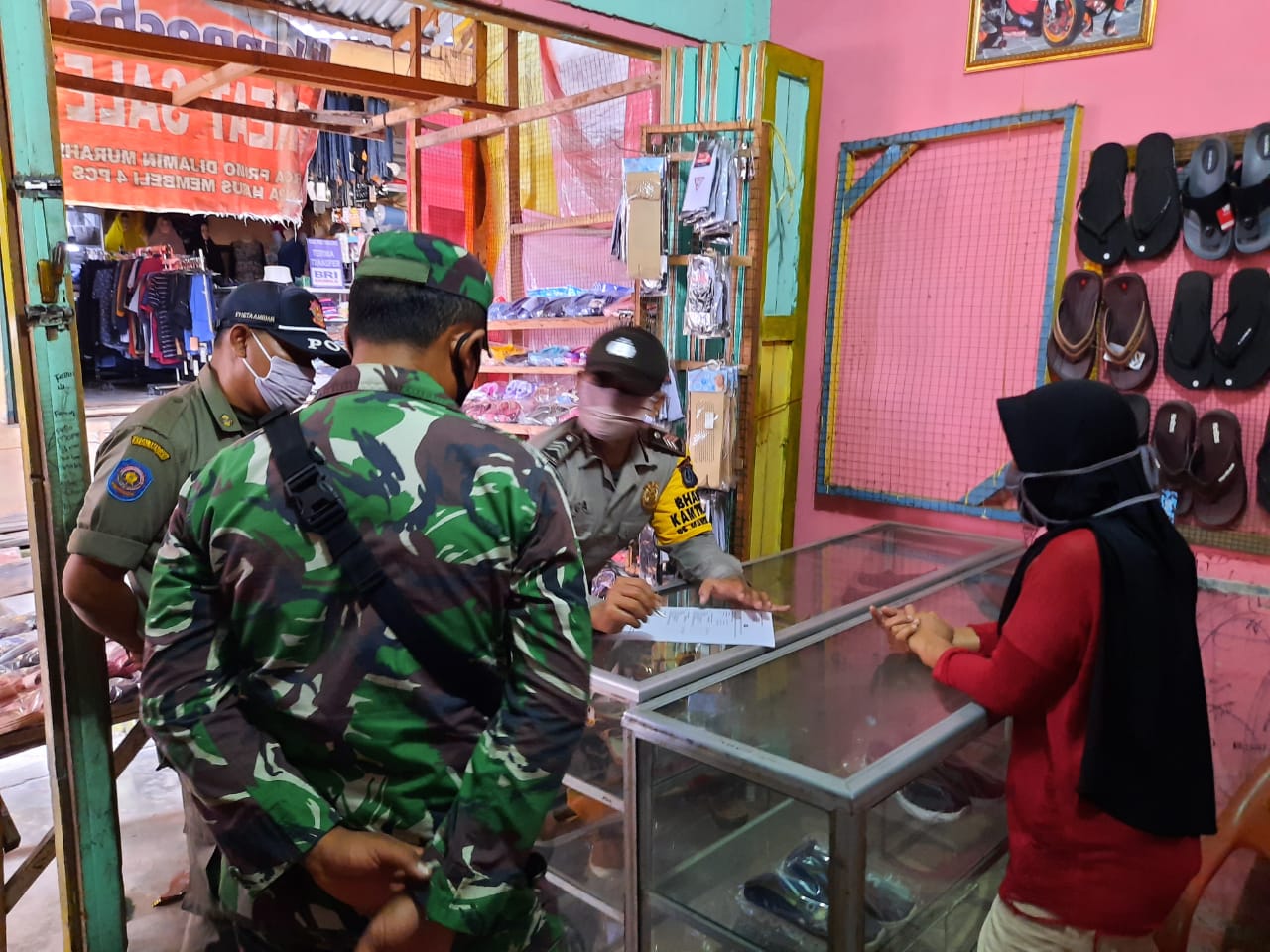 Hari Ini Petugas Gabungan Supervisi di Minas Sambangi Toko Habib & Toko Pecah Belah