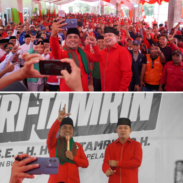 Abdul Wahid Hadiri Deklarasi Calon Bupati Pelalawan: Komitmen untuk Maju Bersama