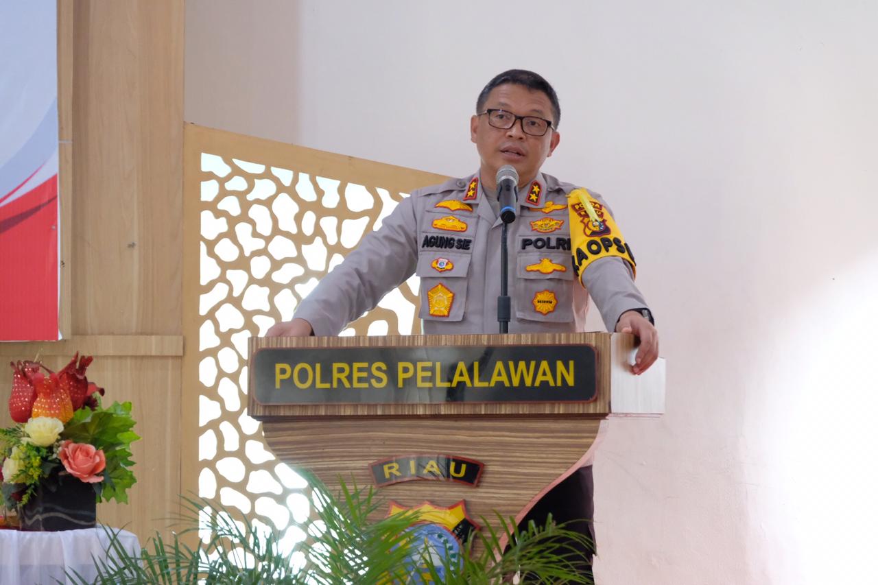 Kunker Kapolda Riau Ke Pelalawan Instruksikan Penanganan Karhutla Secara Profesional