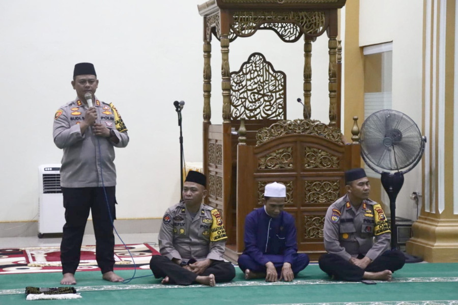 Kapolres Rohul Pimpin SSK & Jum'at Curhat Dalam Rangka Mewujudkan Kamtibmas Menuju Pemilu 2024