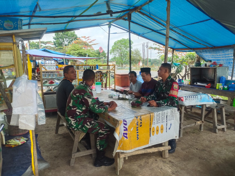 Babinsa Koramil 03/Minas Sosialisasikan Kesehatan Bagi Warga di Kampung Minas Timur