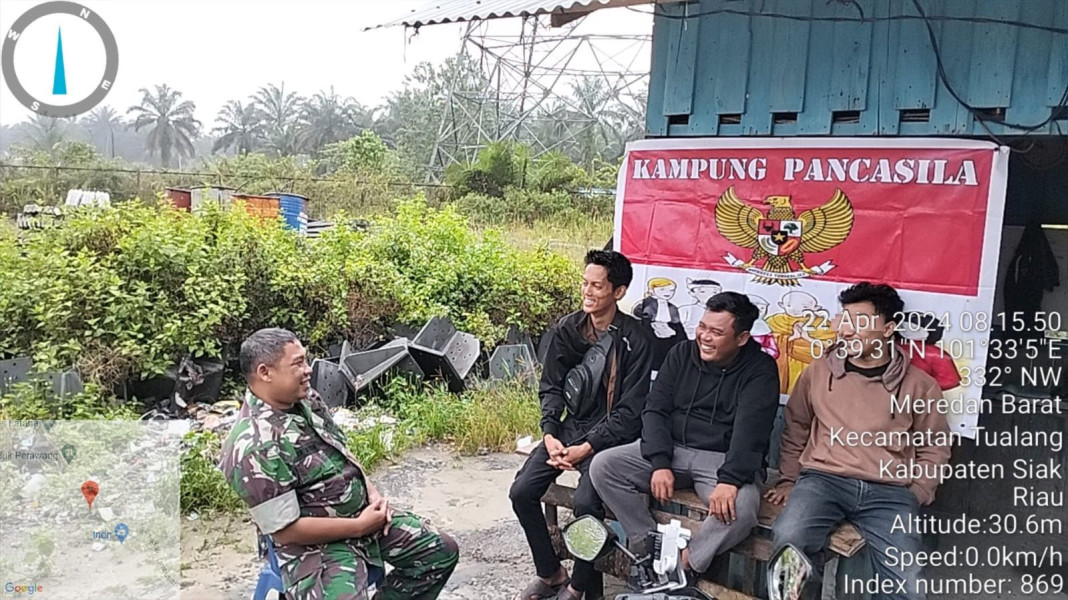 Babinsa Pelda Ramli Nasution Kembali Sosialisasikan Nilai-nilai Pancasila Kepada Warga Binaan di Maredan Barat